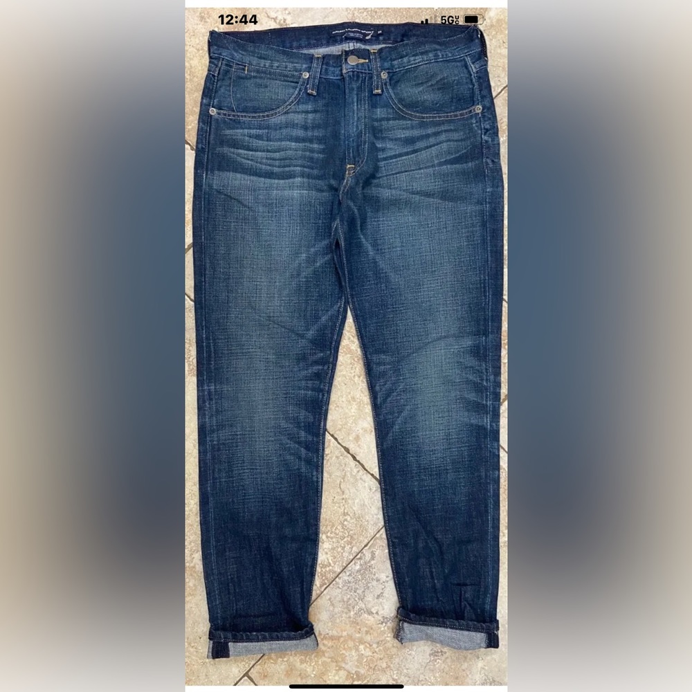 New Ralph Lauren Sport Blue Label Men's Dark Wash Jeans Blue Denim Size 29